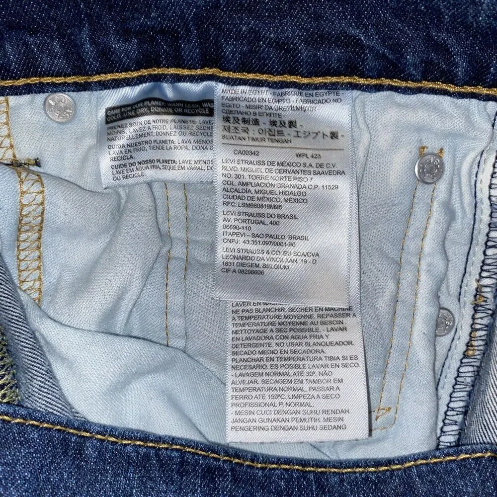 Levis 505 Regular Fit Jeans, Size 32 x 32 - Red Tag - Picture 6 of 7